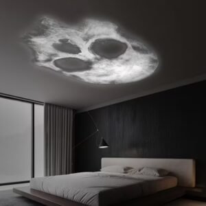 LED Skull Projection Night Light – Halloween Ceiling & Wall Mood Lamp